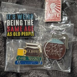 28 Colorful Enamel Pin Set